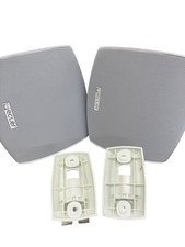 Ecler Audeo 106 White Speakers with Wall Mounts PA System