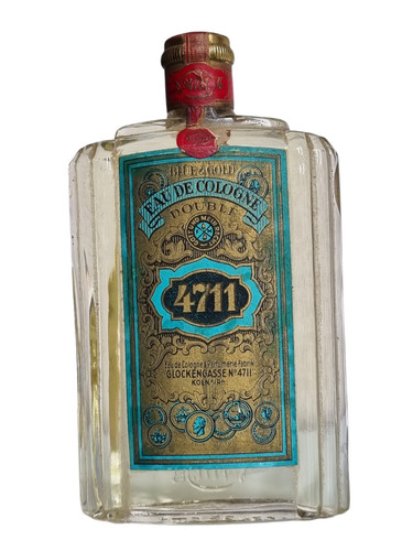 Vintage 1950s 4711 blue gold - vintage,