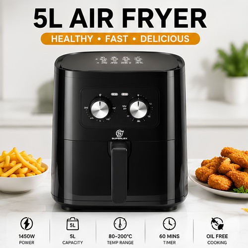 Air fryer preset - 5l, programs