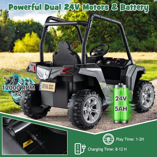 Costway electric utv 24v - costway,