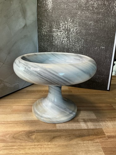 Marble fruit bowl pedestal - marble,