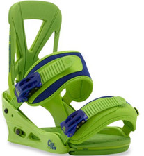 Burton Re:Flex Custom Snowboard Bindings Green Medium Channel with Discs  Screws