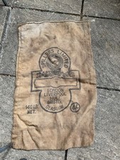 vintage hessian grain sack