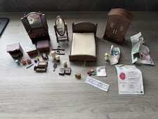 Sylvanian Families Master Bedroom Set No Box Used. VGC