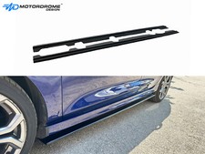 SIDE SKIRTS EXTENSIONS V.2 FOR FORD FIESTA MK8 ST / ST-LINE (2017-) GLOSS BLACK