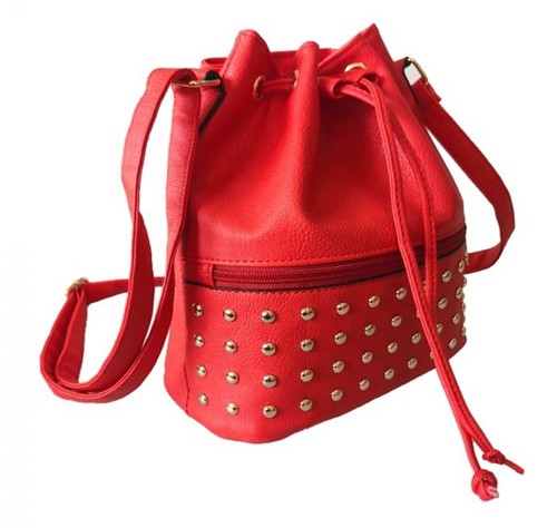Small red cross body bag - small,