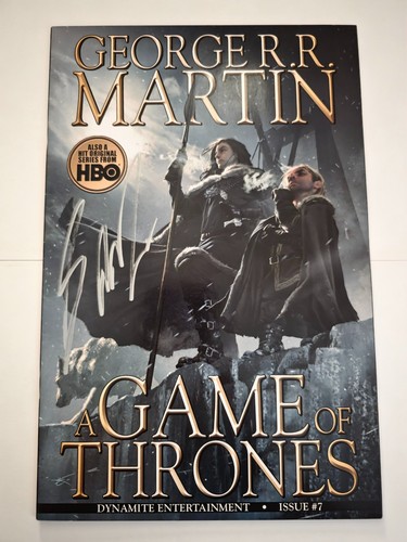 George martin signed game - martin,