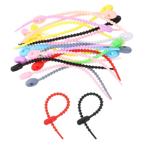 20set silicone cable ties - 5",