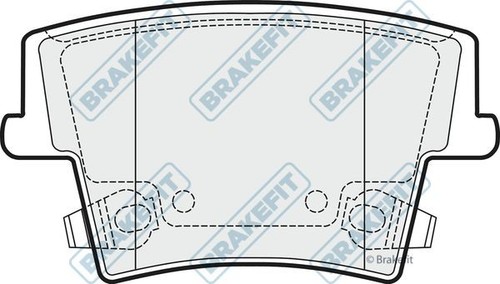 Apec blue rear - blue, pad