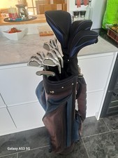 FULL SET OF MENS MITSUSHIBA INTEGRITY GOLF CLUBS, RIGHT HANDED, STIFF GRAPHITE