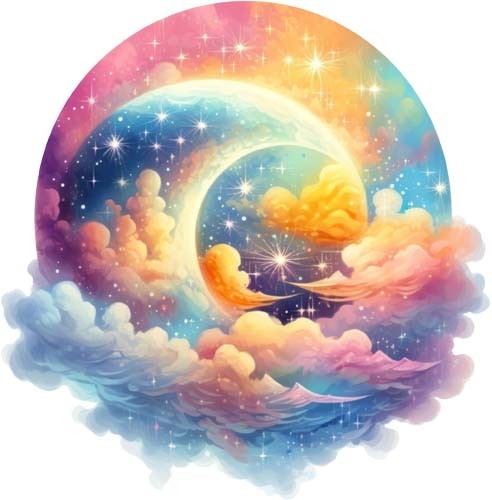 Rainbow magic sky - magic, wall
