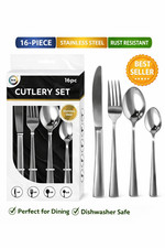 16pc Stainless Steel Cutlery
