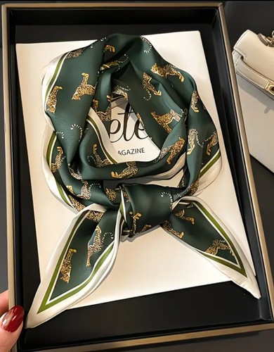 Leopard elegant imitation silk - elegant,