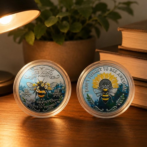 Commemorative coin bee kind - coin,