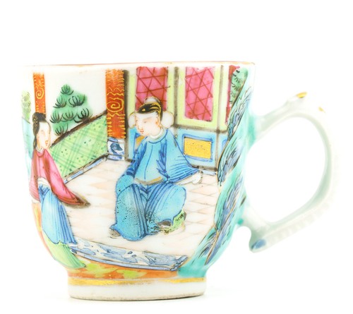 Chinese porcelain cup gilt - chinese,