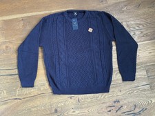 BNWT: Fox & Crop Navy Cable