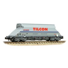 Graham Farish 377-104 JGA Bogie Hopper with Hopper Cover 'Tilcon' Grey - N Gauge