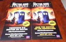DOCTOR WHO EXPERIENCE EXHIBITION CARDIFF OOP UK PROMO ONLY ADVERTISING BROCHURE 