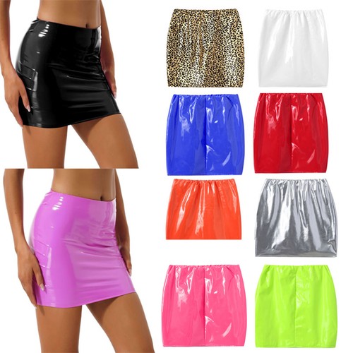 Women glossy bodycon pencil - uk,