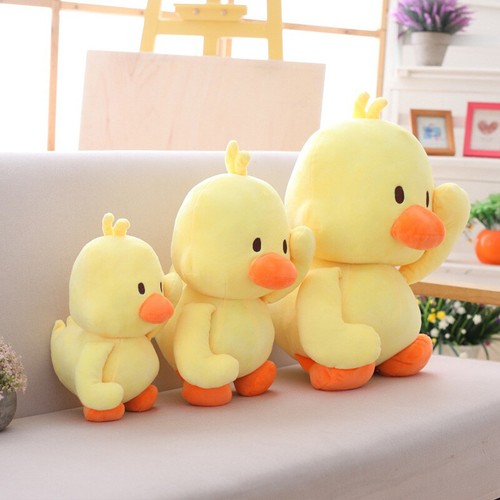 Cute little yellow duck - yellow,
