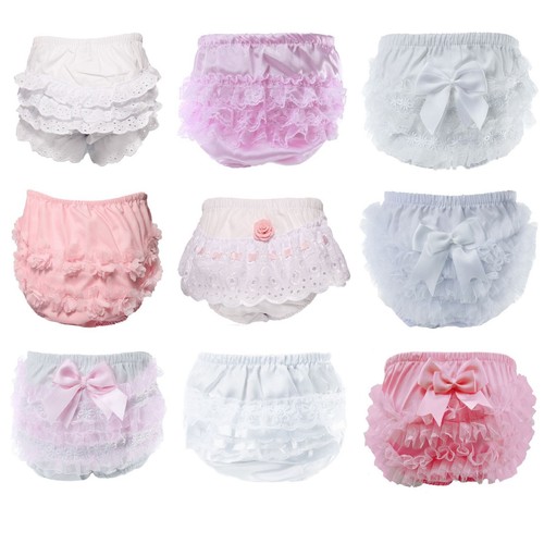 Baby girls frilly bloomers - frilly,