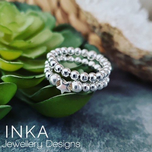 Inka sterling silver stacking - sterling,