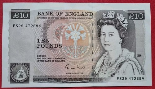 B354 gill ten pound note - gill,
