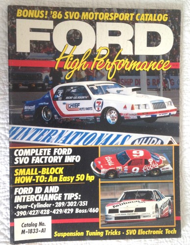 Ford motorsport catalogue - motorsport, 1986