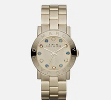 Marc Jacobs Ladies Amy Gold Watch MBM3215