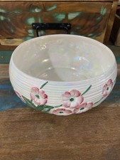 Vintage Maling Salad/fruit Bowl. Floral VGC