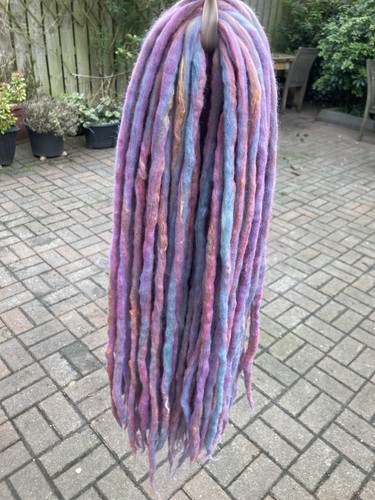 Natural wool dreadlocks - natural, ‘dreadlocks’
