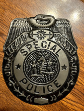 Vintage Tin toy badge Special