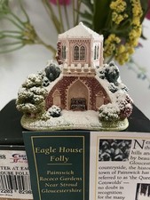 Lilliput Lane Cottage  ~ Winter At Eagle House Folly ~  L2988 ~ 2004 Box & Deeds
