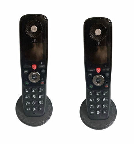 Black cordless bt - 2x, +