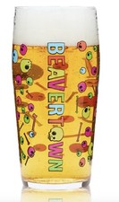 Beavertown Pint Glass Skull