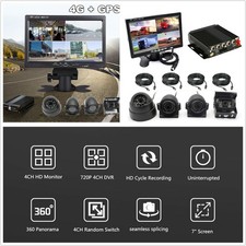 4CH Car Bus DVR GPS Realtime