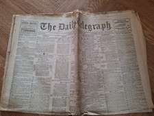 Rare Original Daily Telegraph