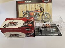 1/24 ATLAS IXO CLASSIC MOTOR BIKES - 1970 HONDA CB750 FOUR MOTORCYCLE +LEAFLET