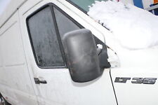 VW LT 35 2D Manual Mirror Right Side Glass Black Original - Crack!