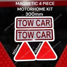 TOW CAR Motorhome Sign 4 Piece