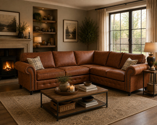 Tan brown traditional fabric - brown,