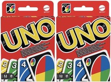 2 x MATTEL UNO CLASSIC, CARD