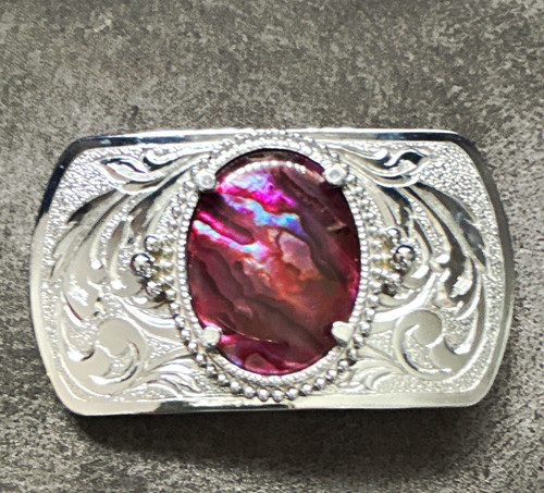 Vintage silver tone western - vintage,