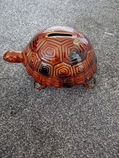 Vintage Arthur Wood Tortoise Money Box 60s/70s Made In England Excellent Cond