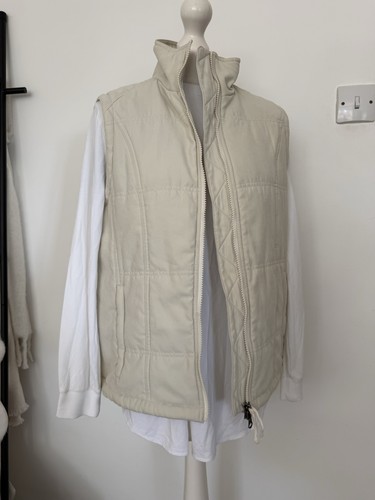 Musto cream padded gilet - cream,