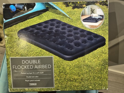 Tesco blue double flocked - tesco,