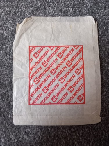 Vintage woolworths paper - woolworths, bag