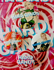 OFFICIAL MADONNA "HARD CANDY" ALBUM PROMO  SET OF 4 BADGES/PINS SEALED 2008