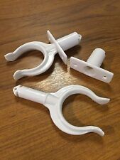 PAIR Plastic Rowlock Oar Robust Fitting Substantial Row Rowing Boat Top Mount