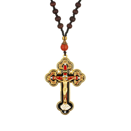 Men orthodox crucifix - crucifix, cross